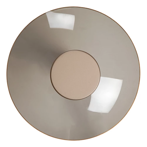 Lucide SANTIAGO - Lámpara de pared - Ø 23 cm - LED Regul. - CCT - 1x10W 2700K/4000K - Ámbar | Premium - detalle 1